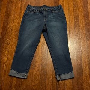 New Directions Dark Blue Ankle Jeans